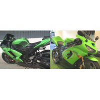 Tamponi paracarena paratelaio kawasaki zx6r 07 08